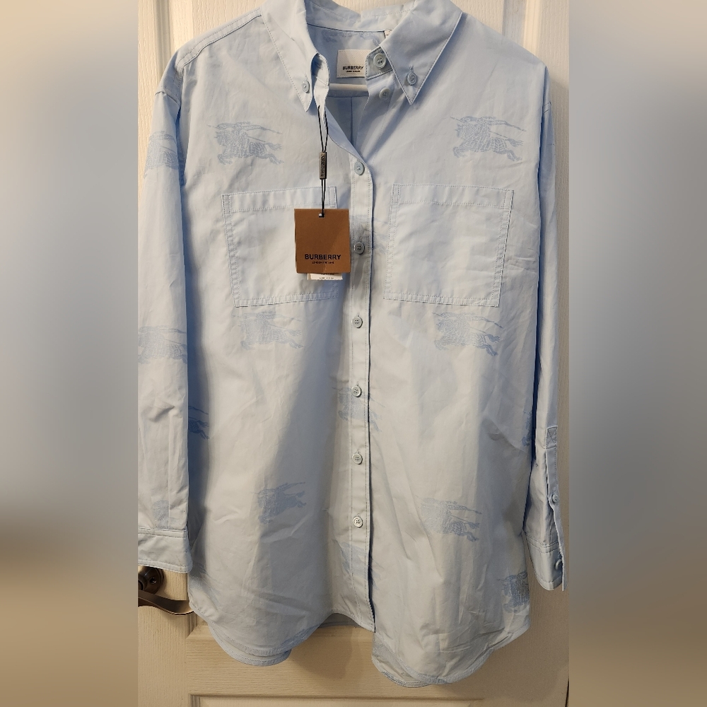 SOLD Burberry Women's Button Up.